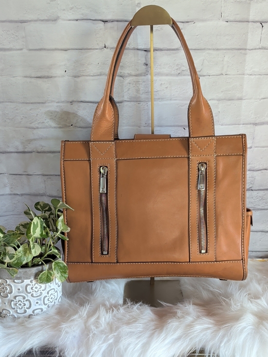 MICHAEL Michael Kors Handbags - Vintage MICHAEL Michael Kors Tan Leather Tote with Front Zips & Dustbag